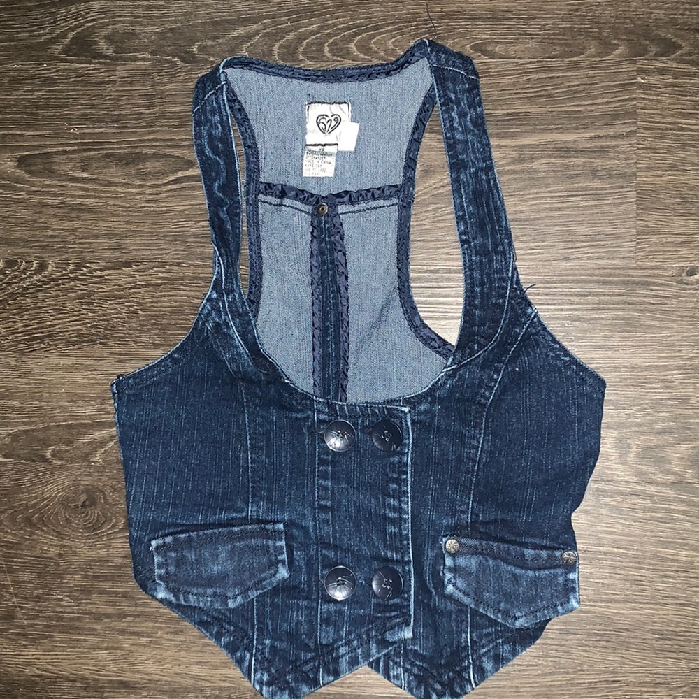 Black and blue top